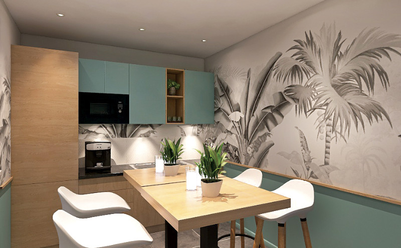 Rénovation, agencement et décoration d'une cuisine d'entreprise à La Garde