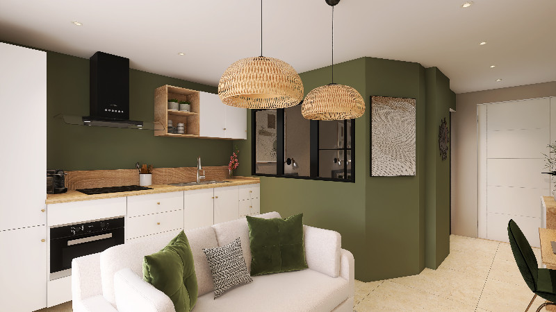 Rénovation totale et restructuration d'un appartement à Carqueiranne
