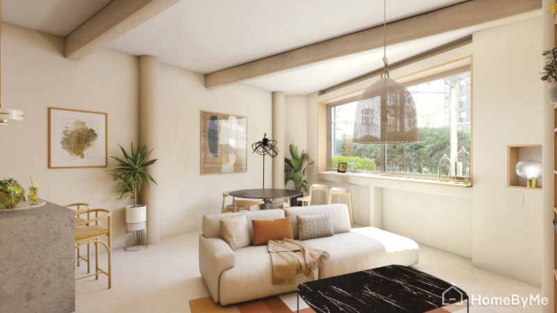 Agencement et décoration d'un appartement à Sanary-sur-Mer destiné à la location