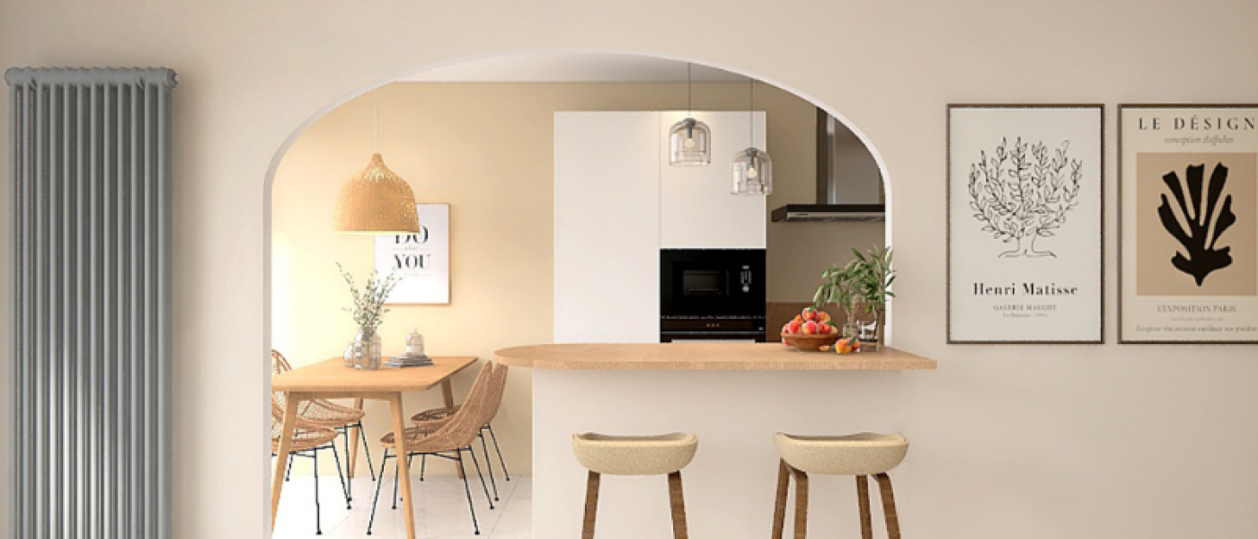 Rénovation, agencement et décoration d’un appartement à Saint Mandrier