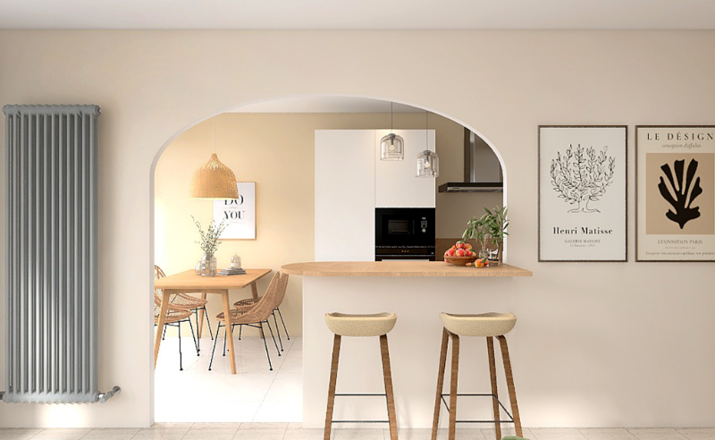 Rénovation, agencement et décoration d’un appartement à Saint Mandrier